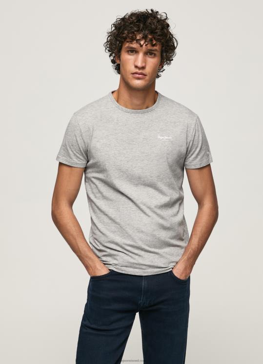 d792d791d7a8d799d79d_4n8xb1013_pepe_jeans_d797d795d795d790d7a8_d790d7a4d795d7a8_d797d795d79cd7a6d7aa_d798d7a8d799d7a7d795_d79bd7.jpg גברים 4N8XB1013 Pepe Jeans חוואר אפור חולצת טריקו כותנה לוגו מודפס – תמונה 1