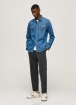 ⁦גברים 4N8XB1023 Pepe Jeans דֵנִים חולצת ג'ינס בגזרה דקיקה⁩ – תמונה ⁦2⁩