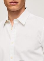 ⁦גברים 4N8XB1024 Pepe Jeans לבן חולצת לימריק בגזרה קלה⁩ – תמונה ⁦3⁩