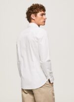⁦גברים 4N8XB1024 Pepe Jeans לבן חולצת לימריק בגזרה קלה⁩ – תמונה ⁦4⁩