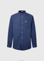 ⁦גברים 4N8XB1025 Pepe Jeans dulwich חולצת אוקספורד בכושר רגיל של fabio⁩ – תמונה ⁦5⁩