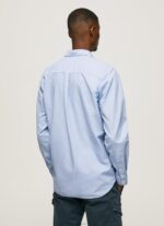 ⁦גברים 4N8XB1027 Pepe Jeans כחול אקונומיקה חולצת אוקספורד בכושר רגיל של fabio⁩ – תמונה ⁦4⁩