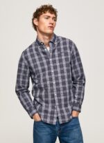 גברים 4N8XB1033 Pepe Jeans dulwich חולצה משובצת בכושר רגיל של lynwood