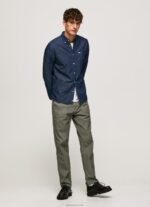 ⁦גברים 4N8XB1035 Pepe Jeans דֵנִים חולצת ג'ינס של פרטון⁩ – תמונה ⁦2⁩