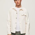 גברים 4N8XB1037 Pepe Jeans דֵנִים חולצת ג'ינס בגזרה רגועה בלייק