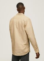 ⁦גברים 4N8XB1039 Pepe Jeans גָמָל חולצת פרקר עם שרוולים ארוכים⁩ – תמונה ⁦5⁩