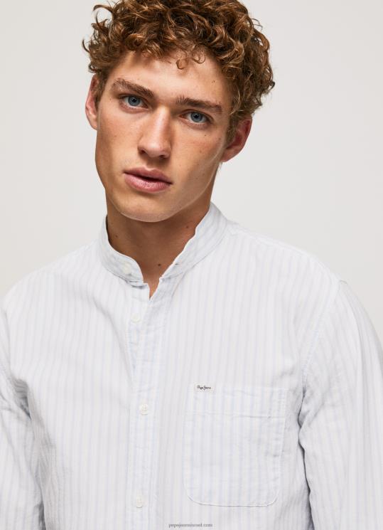 d792d791d7a8d799d79d_4n8xb1041_pepe_jeans_d790d795d796d799_d797d795d79cd7a6d7aa_d790d795d7a7d7a1d7a4d795d7a8d793_d791d79bd795d7a.jpg גברים 4N8XB1041 Pepe Jeans אוזי חולצת אוקספורד בכושר רגיל של לייטון – תמונה 1