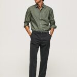 גברים 4N8XB1043 Pepe Jeans יְצִיקָה חולצת דובי בכושר רגיל