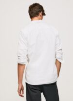 ⁦גברים 4N8XB1044 Pepe Jeans לבן חולצת אוקספורד בכושר רגיל של lawson⁩ – תמונה ⁦4⁩