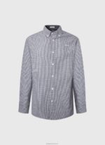 ⁦גברים 4N8XB1046 Pepe Jeans jarman חולצת פופלין משובצת למאר⁩ – תמונה ⁦5⁩