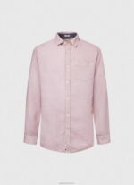⁦גברים 4N8XB1051 Pepe Jeans ורוד אקונומיקה חולצת פרקר עם שרוולים ארוכים⁩ – תמונה ⁦5⁩