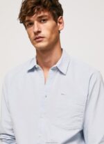 ⁦גברים 4N8XB1052 Pepe Jeans כחול אקונומיקה חולצת אוקספורד בכושר רגיל של lawson⁩ – תמונה ⁦3⁩