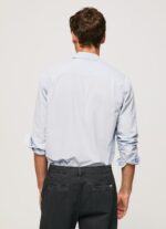 ⁦גברים 4N8XB1052 Pepe Jeans כחול אקונומיקה חולצת אוקספורד בכושר רגיל של lawson⁩ – תמונה ⁦4⁩