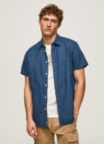 גברים 4N8XB1055 Pepe Jeans jarman חולצת פרקר עם שרוולים קצרים