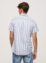 ⁦גברים 4N8XB1056 Pepe Jeans jarman לותר חולצת פסים בגזרה דקיקה⁩ – תמונה ⁦4⁩