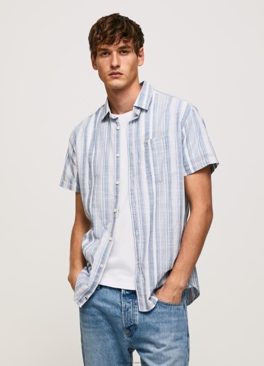 d792d791d7a8d799d79d_4n8xb1056_pepe_jeans_jarman_d79cd795d7aad7a8_d797d795d79cd7a6d7aa_d7a4d7a1d799d79d_d791d792d796d7a8d794_d793d7.jpg גברים 4N8XB1056 Pepe Jeans jarman לותר חולצת פסים בגזרה דקיקה – תמונה 1