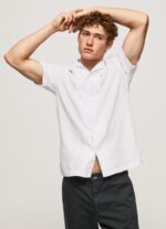 ⁦גברים 4N8XB1060 Pepe Jeans לבן חולצה עם שרוולים קצרים של lastingham⁩ – תמונה ⁦2⁩