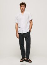 גברים 4N8XB1060 Pepe Jeans לבן חולצה עם שרוולים קצרים של lastingham