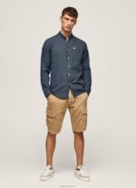 ⁦גברים 4N8XB1062 Pepe Jeans jarman חולצה בכושר רגיל של levenshulme⁩ – תמונה ⁦2⁩