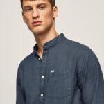 גברים 4N8XB1062 Pepe Jeans jarman חולצה בכושר רגיל של levenshulme