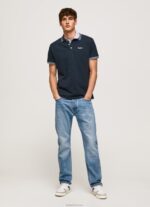 ⁦גברים 4N8XB1076 Pepe Jeans dulwich חולצת פולו פיקה עם לוגו רקום⁩ – תמונה ⁦2⁩