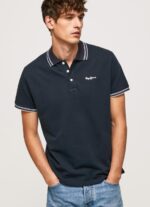 ⁦גברים 4N8XB1076 Pepe Jeans dulwich חולצת פולו פיקה עם לוגו רקום⁩ – תמונה ⁦4⁩
