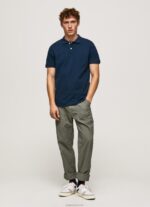 ⁦גברים 4N8XB1078 Pepe Jeans חיל הים חולצת טריקו עם לוגו⁩ – תמונה ⁦2⁩