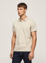 ⁦גברים 4N8XB1093 Pepe Jeans לֶתֶת חולצת פולו בהדפס פסים⁩ – תמונה ⁦3⁩