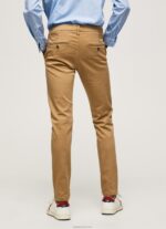⁦גברים 4N8XB1098 Pepe Jeans גָמָל מכנסי צ'ינו של ג'יימס דקים⁩ – תמונה ⁦4⁩