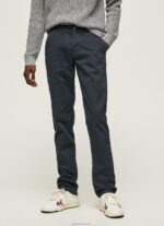 ⁦גברים 4N8XB1106 Pepe Jeans dulwich מכנסי צ'ינו בייסיק של סלואן⁩ – תמונה ⁦2⁩