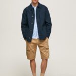 גברים 4N8XB1114 Pepe Jeans גָמָל מכנסי קרגו קצרים של Jared