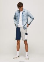 גברים 4N8XB1117 Pepe Jeans jarman מכנסיים קצרים של abel color block