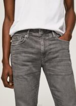 ⁦גברים 4N8XB1118 Pepe Jeans אפור מודרני ג'ינס רגיל מחודד⁩ – תמונה ⁦3⁩