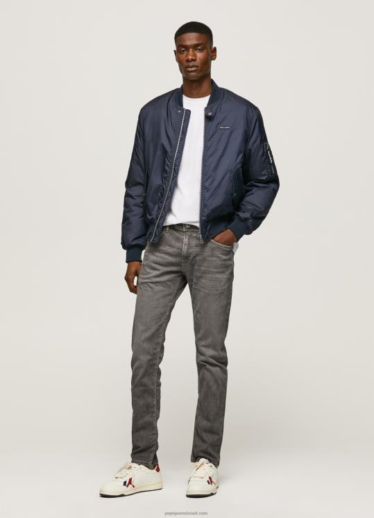 d792d791d7a8d799d79d_4n8xb1118_pepe_jeans_d790d7a4d795d7a8_d79ed795d793d7a8d7a0d799_d792d799d7a0d7a1_d7a8d792d799d79c_d79ed797d7.jpg גברים 4N8XB1118 Pepe Jeans אפור מודרני ג'ינס רגיל מחודד – תמונה 1
