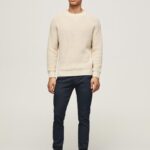 גברים 4N8XB1121 Pepe Jeans dulwich מכנסי צ'ינו של ג'יימס דקים