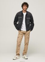 גברים 4N8XB1127 Pepe Jeans גָמָל מכנסי צ'ינו בהתאמה רגילה של שון