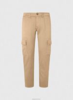 ⁦גברים 4N8XB1127 Pepe Jeans גָמָל מכנסי צ'ינו בהתאמה רגילה של שון⁩ – תמונה ⁦5⁩
