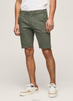 ⁦גברים 4N8XB1130 Pepe Jeans יְצִיקָה מכנסי צ'ינו קצרים בגזרה צ'רלי⁩ – תמונה ⁦2⁩