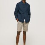 גברים 4N8XB1131 Pepe Jeans לֶתֶת מכנסי צ'ינו קצרים בגזרה צ'רלי
