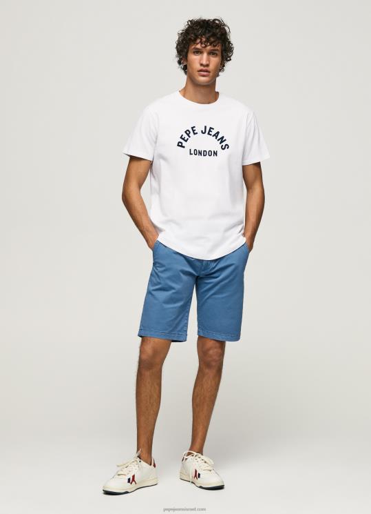 d792d791d7a8d799d79d_4n8xb1133_pepe_jeans_d790d795d796d799_d79ed79bd7a0d7a1d799_d7a6d799d7a0d795_d7a7d7a6d7a8d799d79d_d79ed79bd7.jpg גברים 4N8XB1133 Pepe Jeans אוזי מכנסי צ'ינו קצרים מכותנה – תמונה 1