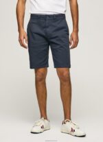 ⁦גברים 4N8XB1134 Pepe Jeans dulwich מכנסי צ'ינו קצרים מכותנה⁩ – תמונה ⁦2⁩