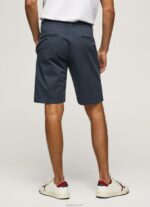 ⁦גברים 4N8XB1134 Pepe Jeans dulwich מכנסי צ'ינו קצרים מכותנה⁩ – תמונה ⁦4⁩
