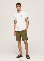 גברים 4N8XB1141 Pepe Jeans חאקי הרווארד מכנסי בגד ים של fergus cargo