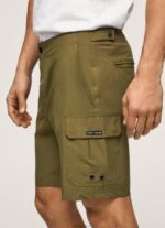 ⁦גברים 4N8XB1141 Pepe Jeans חאקי הרווארד מכנסי בגד ים של fergus cargo⁩ – תמונה ⁦3⁩