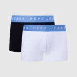 גברים 4N8XB1146 Pepe Jeans לבן 2 קופסאות כותנה נמתחות