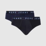 גברים 4N8XB1163 Pepe Jeans dulwich 2 מארז תחתוני לוגו מודפסים