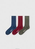 ⁦גברים 4N8XB1165 Pepe Jeans עץ ארז 3 חבילות גרביים ארוכות⁩ – תמונה ⁦2⁩