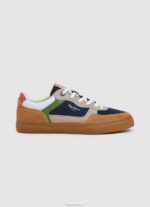 גברים 4N8XB1167 Pepe Jeans לְהִשְׁתַזֵף נעלי ספורט משולבות של קנטון