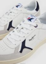 ⁦גברים 4N8XB1169 Pepe Jeans צבע קרם נעלי ספורט משולבות kore combi⁩ – תמונה ⁦5⁩