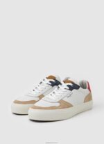 ⁦גברים 4N8XB1170 Pepe Jeans לְהִשְׁתַזֵף נעלי ספורט רחוב יוגי מעור⁩ – תמונה ⁦4⁩